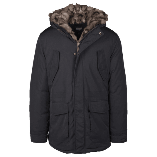 Kapuzenparka mit Fake-Fur von Urban Classics Artikelbild 1