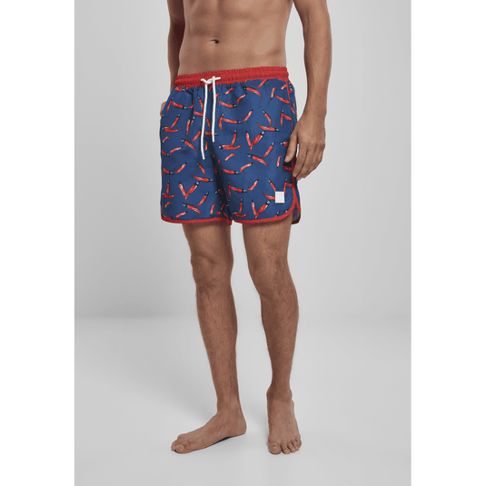 Retro Badeshorts "Peperoni" von Urban Classics Artikelbild 2