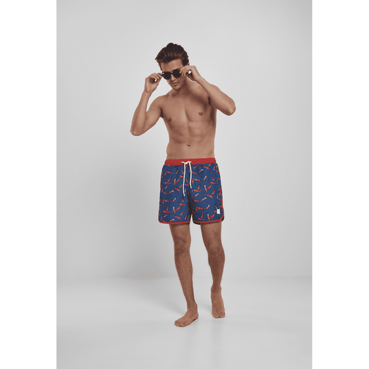 Retro Badeshorts "Peperoni" von Urban Classics Artikelbild 1