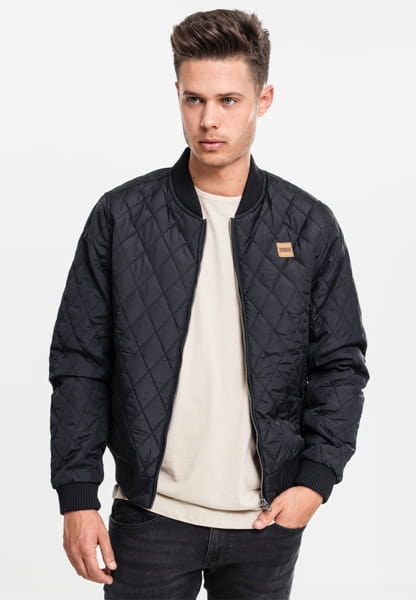 Bomber-Steppjacke Diamond von Urban Classics Artikelbild 3