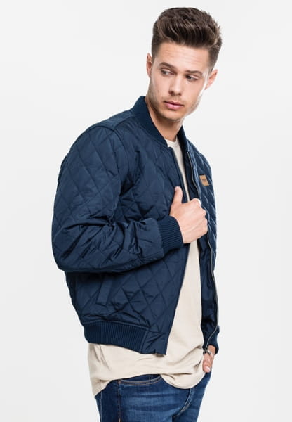 Bomber-Steppjacke Diamond von Urban Classics Artikelbild 4