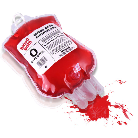 Duschgel in Bluttransfusionsbeutel