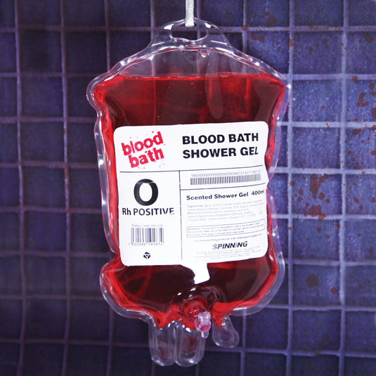 Duschgel in Bluttransfusionsbeutel