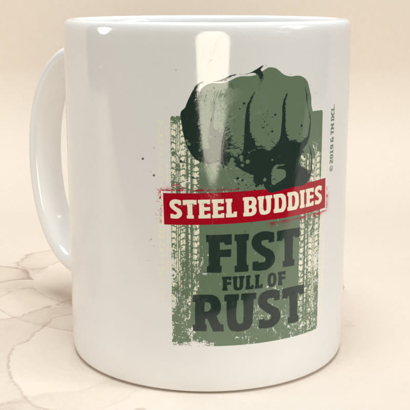 Laden Sie das Bild in Galerie -Viewer, Steel Buddies Tasse &quot;Fist Full of Rust&quot; Artikelbild 1
