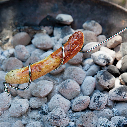 Grillwurst-Halter mit Holzgriff Artikelbild 2