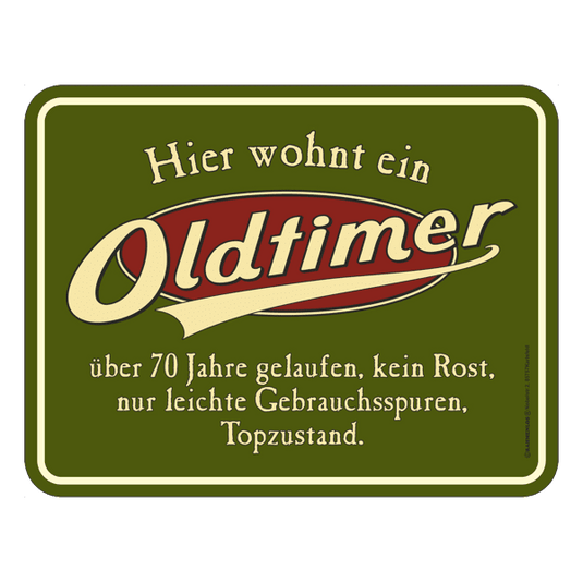 Blechschild "Oldtimer" 70 Artikelbild 1