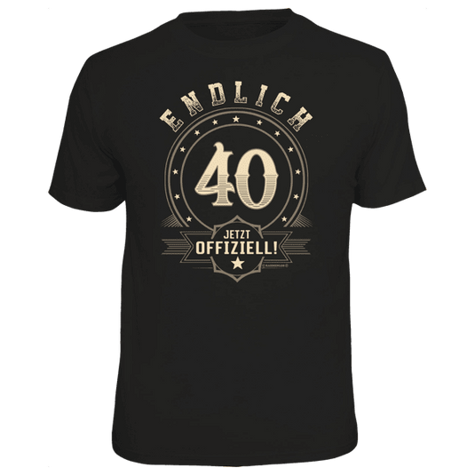 T-Shirt "Endlich 40" Artikelbild 1