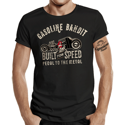 T-Shirt "Pedal to the Metal" von Gasoline Bandit Artikelbild 1