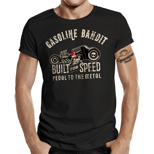 T-Shirt "Pedal to the Metal" von Gasoline Bandit Artikelbild 1