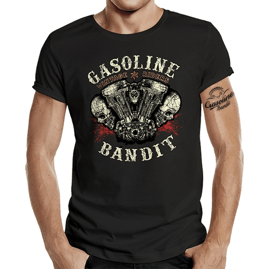 T-Shirt "Vintage Rider" von Gasoline Bandit Artikelbild 1