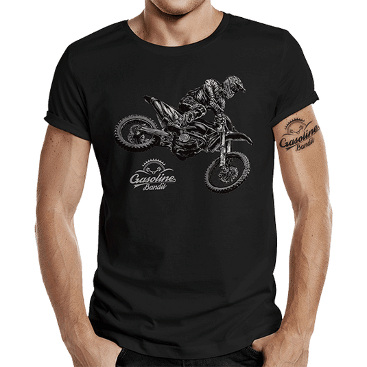 T-Shirt "Cross Rider" von Gasoline Bandit Artikelbild 1
