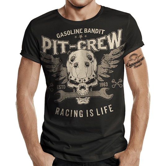 T-Shirt "Big Size Print Pit" von Gasoline Bandit Artikelbild 1