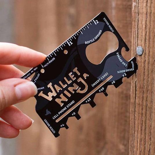 18-in-1 Kreditkarten Multitool "Wallet Ninja" Artikelbild 1