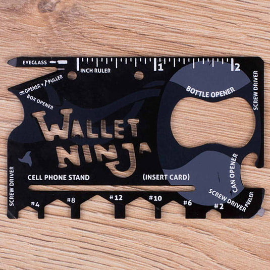 18-in-1 Kreditkarten Multitool "Wallet Ninja" Artikelbild 3