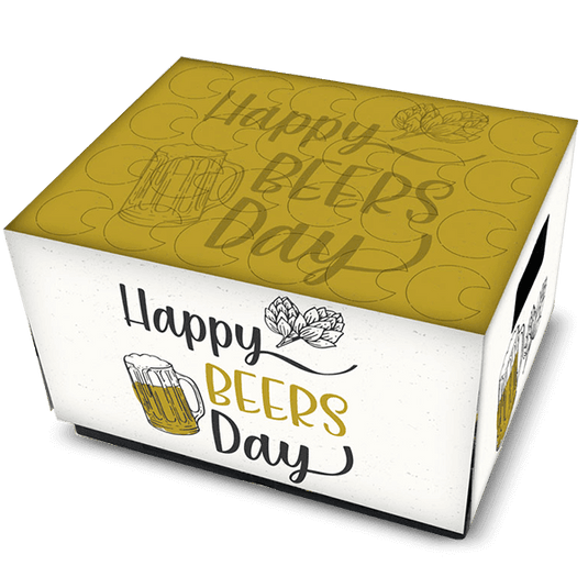 Bierkasten-Geschenkverpackung "Happy Beersday" Artikelbild 1
