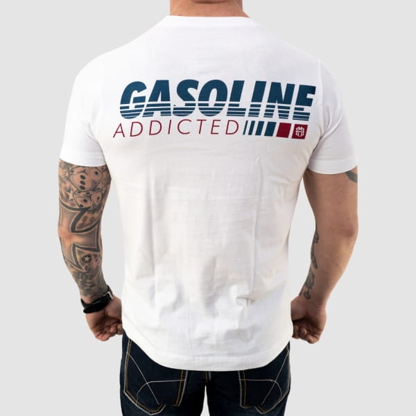 Laden Sie das Bild in Galerie -Viewer, T-Shirt &quot;Gasoline Addicted&quot; Artikelbild 5
