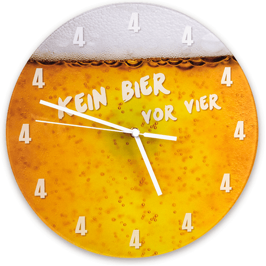 Wanduhr "Kein Bier vor 4" Artikelbild 1