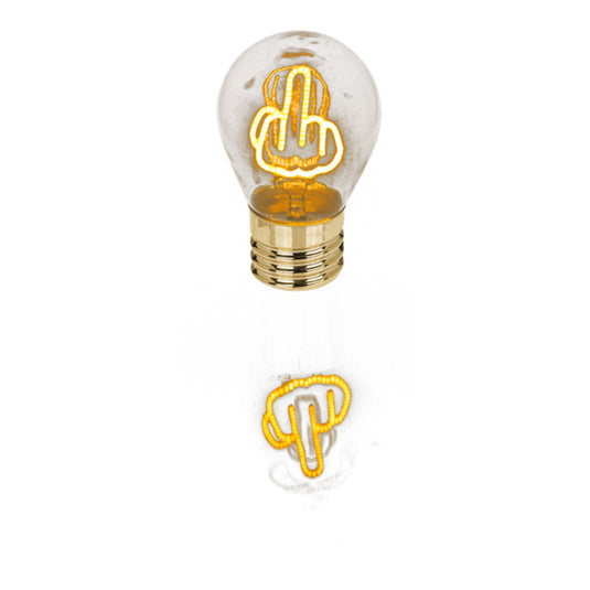 LED-Glühleuchte "Mittelfinger"