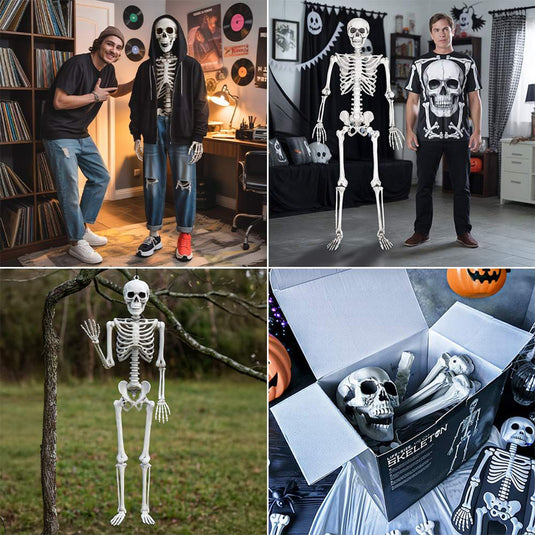 Lebensgroßes Spaß-Skelett