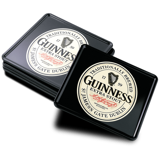 Guinness 5er Set Blechuntersetzer 