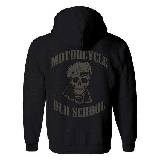 Reißverschluss-Hoody "Motorcycles Old School“ Artikelbild 1