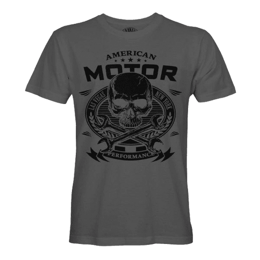 T-Shirt "American Motor – Skull" Artikelbild 1