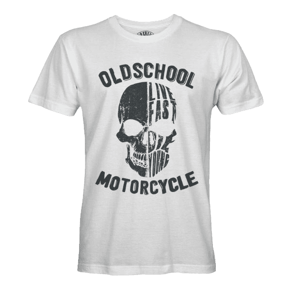 Laden Sie das Bild in Galerie -Viewer, T-Shirt &quot;Oldschool Motorcycle&quot; Artikelbild 1
