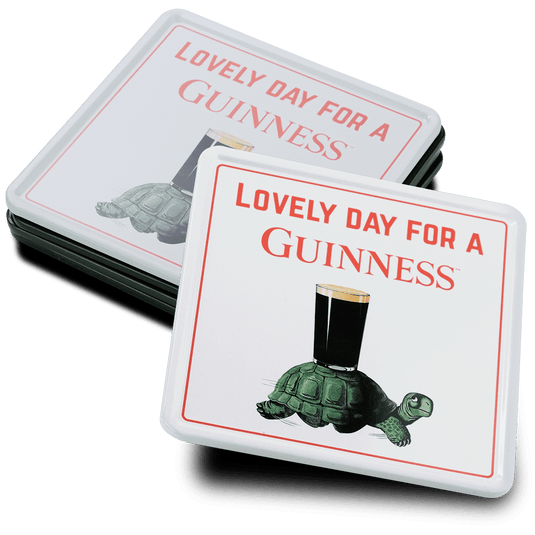 Guinness 5er Set Blechuntersetzer "Schildkröte" Artikelbild 1