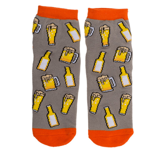 Socken mit rutschfester Sohle "Bring Beer"