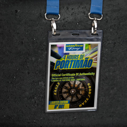 Goodyear Eagle Reifen Tisch „ELMS Portimao 2025“